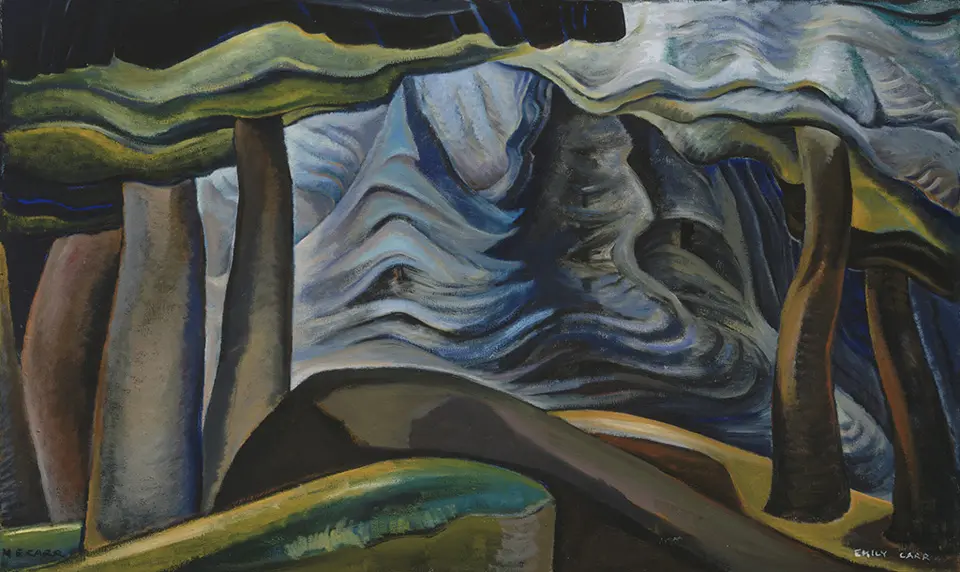 Emily Carr, Deep Forest, c. 1931, oil on canvas, Collection of the Vancouver Art Gallery, Emily Carr Trust